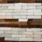 Aydin Mosaic Brown White Cowhide Patchwork Area Rug Rectangle 3'7''X6'0''