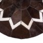 Aydin Original Design Cowhide Patchwork Rug Round 5'2''X5'2''