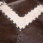 Aydin Original Design Cowhide Patchwork Rug Round 5'2''X5'2''