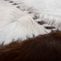 Aydin Original Scandinavian Design Cowhide Patchwork Rug Hair-On 4'3" diameter