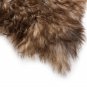 Aydin Sheepskin Throw NaturalSoft Wool Handmade Brown 2'4"x3'2" #673