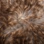 Aydin Sheepskin Throw NaturalSoft Wool Handmade Brown 2'4"x3'2" #673