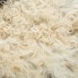 Aydin Sheepskin Pelt Handmade Soft Wool , Dark Brown Cream 2'1"x2'10" #626