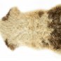 Aydin Sheepskin Pelt Ethically Sourced Handmade, Cream Brown 2'0"x3'0" #685