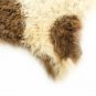 Aydin Sheepskin Rug Soft Natural Wool Beige Brown 1'10"x3'2" #691
