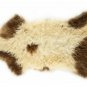 Aydin Sheepskin Rug Soft Natural Wool Beige Brown 1'10"x3'2" #691