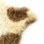 Aydin Sheepskin Rug Soft Natural Wool Beige Brown 1'10"x3'2" #691