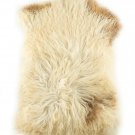 Aydin Sheepskin Throw Natural Soft Wool Handmade Beige 1'10"x3'0" #706