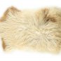 Aydin Sheepskin Throw Natural Soft Wool Handmade Beige 1'10"x3'0" #706