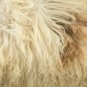 Aydin Sheepskin Throw Natural Soft Wool Handmade Beige 1'10"x3'0" #706
