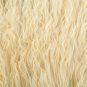 Aydin Sheepskin Throw Natural Soft Wool Handmade Beige 1'10"x3'0" #706