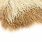 Aydin Sheepskin Throw Natural Soft Wool Handmade Beige 1'10"x3'0" #706