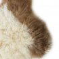Aydin Sheepskin Rug Beige Brown Wool 2'0"x3'0" #622