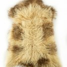 Aydin Sheepskin Pelt Handmade Soft Wool , Beige 2'3"x3'0" #680