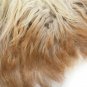 Aydin Sheepskin Throw Natural Soft Wool Handmade Brown Cream 2'2"x3'4" #525