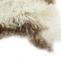 Aydin Sheepskin Pelt Handmade Natural Soft Wool Cream Brown 2'3"3'0" #604