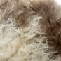 Aydin Sheepskin Pelt Handmade Natural Soft Wool Cream Brown 2'3"3'0" #604