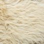 Aydin Sheepskin Rug Soft Natural Wool ,Dark Brown Cream 2'0"x3'3" #640