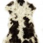 Aydin Sheepskin Pelt Ethically Sourced Handmade, Brown White 2'2"x3'1" #721