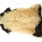 Aydin Sheepskin Pelt Handmade Natural Soft Wool ,Beige Black 2'3"x3'2" #686
