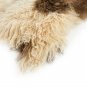 Aydin Sheepskin Rug Brown Beige Wool 2'2"x3'0" #588