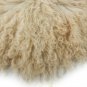 Aydin Sheepskin Throw Natural Soft Wool Handmade Beige Brown 2'2"x3'4" #555