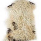 Aydin Sheepskin Pelt Handmade Natural Soft Wool Cream  2'2"x3'2" #529