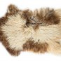 Aydin Sheepskin Rug Beige Brown Wool 1'9"x3'1" #647