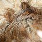 Aydin Sheepskin Rug Beige Brown Wool 1'9"x3'1" #647