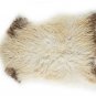 Aydin Sheepskin Rug Soft Natural Wool Cream Brown, 2'2"x3'2" #535