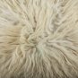 Aydin Sheepskin Throw Natural Wool White With Brown Spots 2'3"x3'9" #510