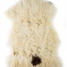 Aydin Sheepskin Pelt Handmade Natural Soft Wool , Cream Brown 2'0"x3'0" #617