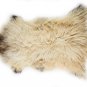 Aydin Sheepskin Pelt Ethically Sourced Handmade Cream 2'2"x3'6" #491