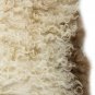 Aydin Sheepskin Pelt Handmade Natural Soft Wool Beige Brown 2'1"x3'5" #599