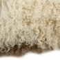 Aydin Sheepskin Pelt Handmade Natural Soft Wool Beige Brown 2'1"x3'5" #599