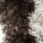 Aydin Sheepskin Pelt Handmade Natural Soft Wool Dark Brown White 2'0"x3'0" #761