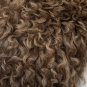 Aydin Sheepskin Pelt Handmade Natural Soft Wool Beige Dark Brown 2'2"x3'4" #477