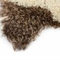 Aydin Sheepskin Pelt Handmade Natural Soft Wool Beige Dark Brown 2'2"x3'4" #477