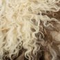 Aydin Sheepskin Pelt Handmade Natural Soft Wool Beige Dark Brown 2'2"x3'4" #477