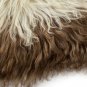 Aydin Sheepskin Throw Natural Soft Wool Handmade Beige Brown , 2'3"x3'8" #538