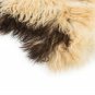Aydin Sheepskin Rug Beige Dark Brown Wool 2'1"x3'0" #583