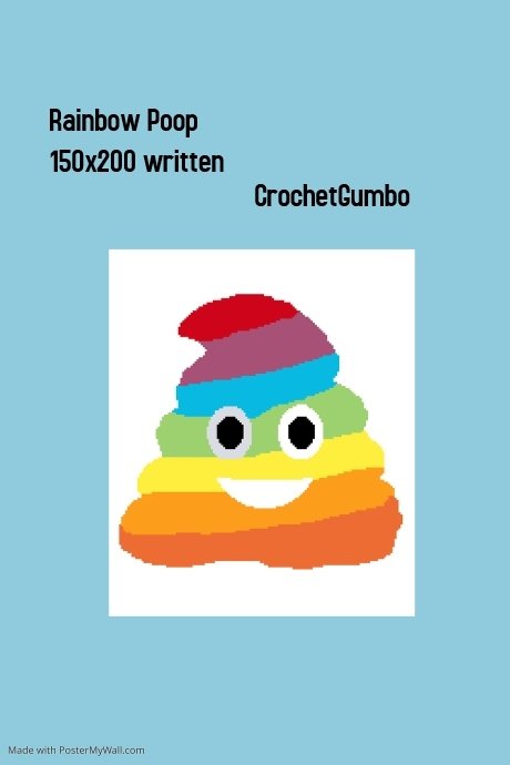 Rainbow poop