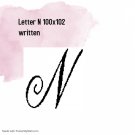 Letter N