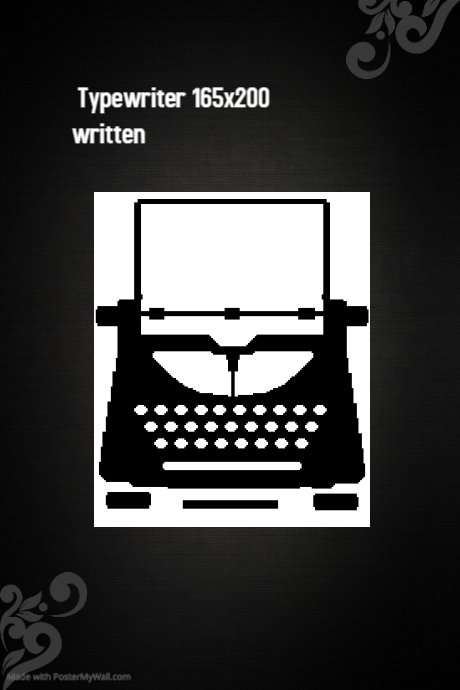 Typewriter Silhouette