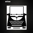 Typewriter Silhouette