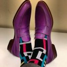 Handmade Men's Leather Dress Custom made Loafers Slip Ons Fashion New Shoes-588