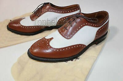 Handmade Men's Leather Two Tone Custom Oxfords shoes Spectators dress shoes-859