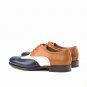 Handmade Leather Men's Oxfords Correspondent Wingtips Custom Made shoes-788