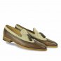 Handmade Men's Leather Correspondent Wingtips Custom Made Formal Shoes-516