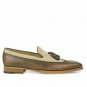 Handmade Men's Leather Correspondent Wingtips Custom Made Formal Shoes-516